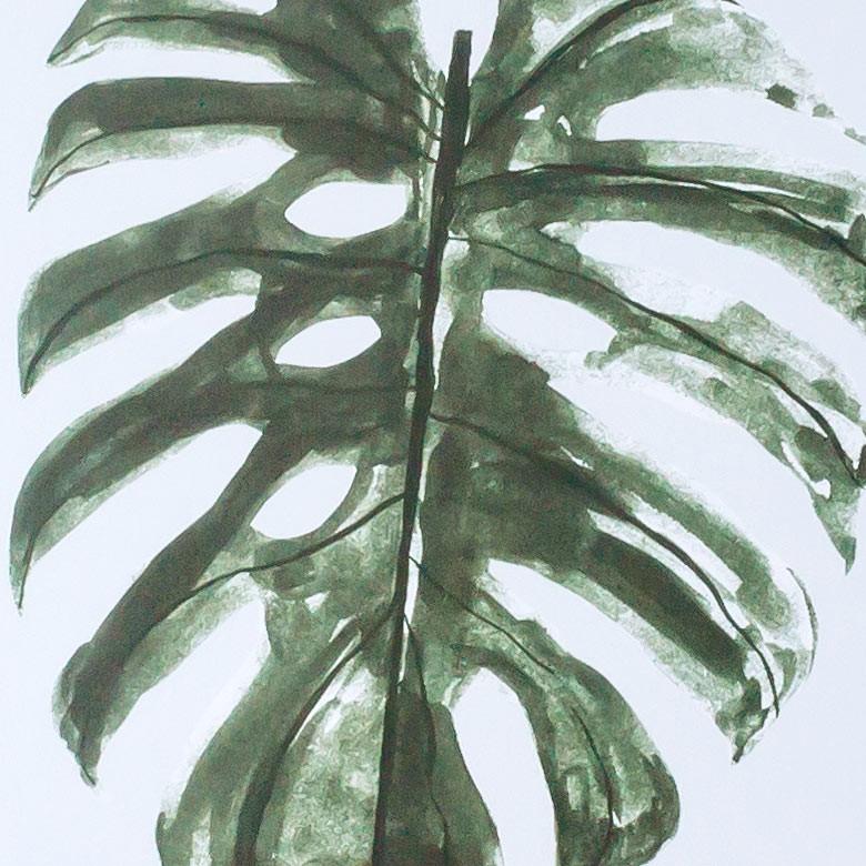 アートパネル ボタニカル ウォールアート 壁掛け 壁飾り モンステラ 柄 リーフ 植物 西海岸 男前 ビーチハウス 絵画 ナチュラル シンプル 65370 | ELEMENTS（インテリア） | 02