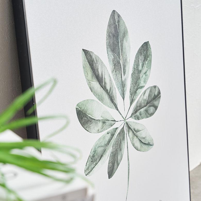 インテリアアートパネル アートフレーム 壁掛け アート 植物 フレーム付き アートパネル 南国 リーフ リビング アートポスター インテリア 絵画 西海岸 65373 | ELEMENTS（インテリア） | 11