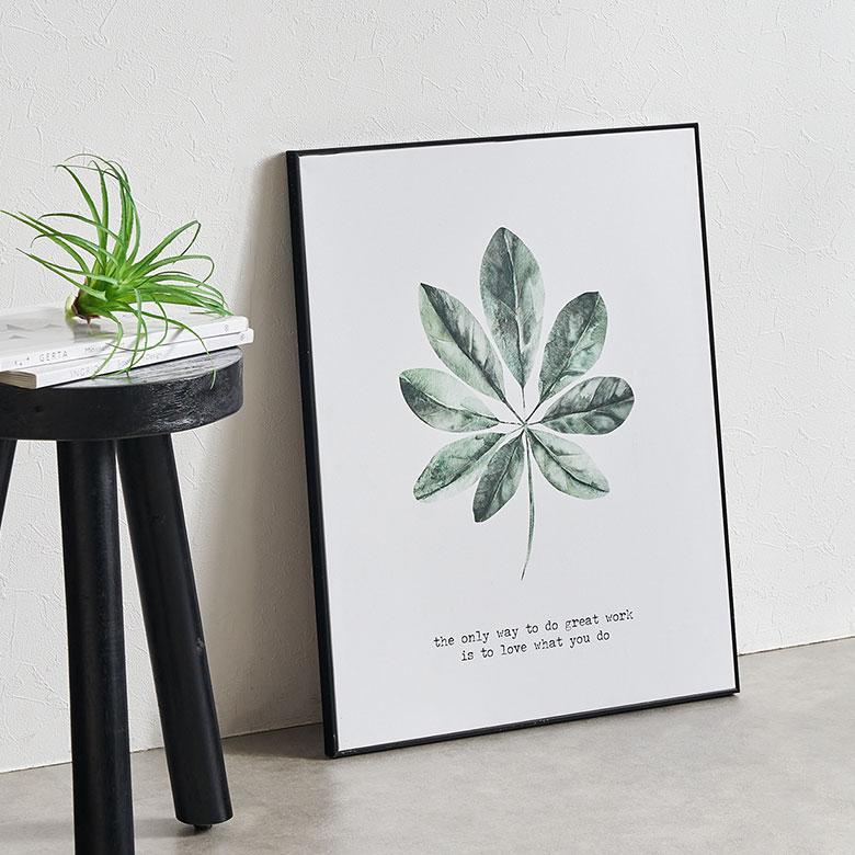 インテリアアートパネル アートフレーム 壁掛け アート 植物 フレーム付き アートパネル 南国 リーフ リビング アートポスター インテリア 絵画 西海岸 65373 | ELEMENTS（インテリア） | 18