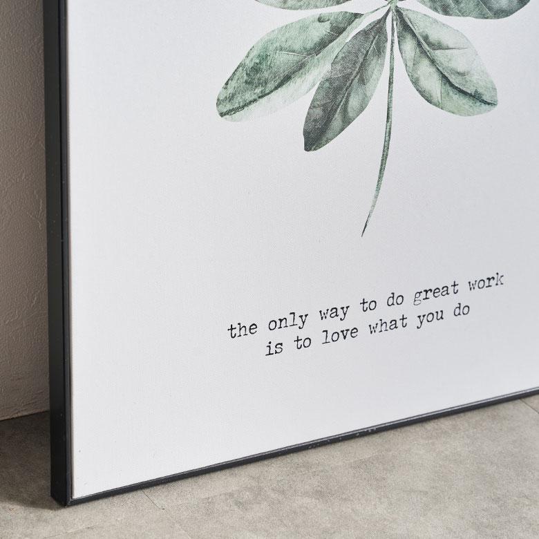 インテリアアートパネル アートフレーム 壁掛け アート 植物 フレーム付き アートパネル 南国 リーフ リビング アートポスター インテリア 絵画 西海岸 65373 | ELEMENTS（インテリア） | 09