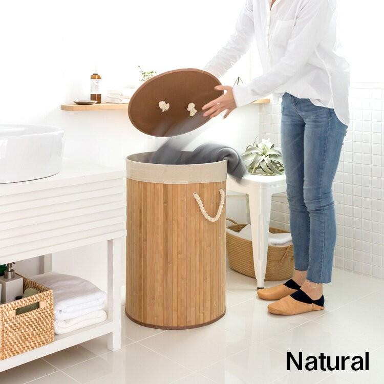 ランドリーボックス ランドリーバスケット 収納バスケット 収納 かご 取っ手 おしゃれ 脱衣かご 洗濯物入れ 洗濯カゴ 蓋付き 持ち手付き 6539 | ブランド登録なし | 02