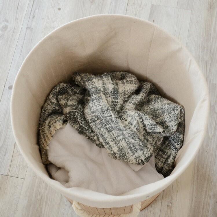 ランドリーボックス ランドリーバスケット 収納バスケット 収納 かご 取っ手 おしゃれ 脱衣かご 洗濯物入れ 洗濯カゴ 蓋付き 持ち手付き 6539 | ブランド登録なし | 05