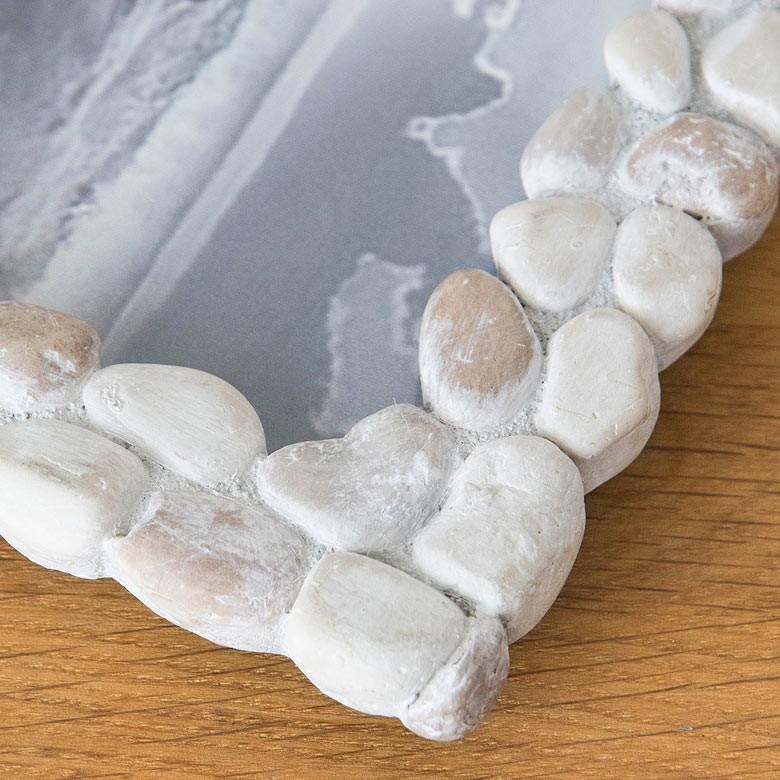 フォトフレーム 写真立て 壁掛け 卓上 おしゃれ かわいい はがき はがきサイズ 石 ナチュラル ブライダル ベビー 65880 | ELEMENTS（インテリア） | 07