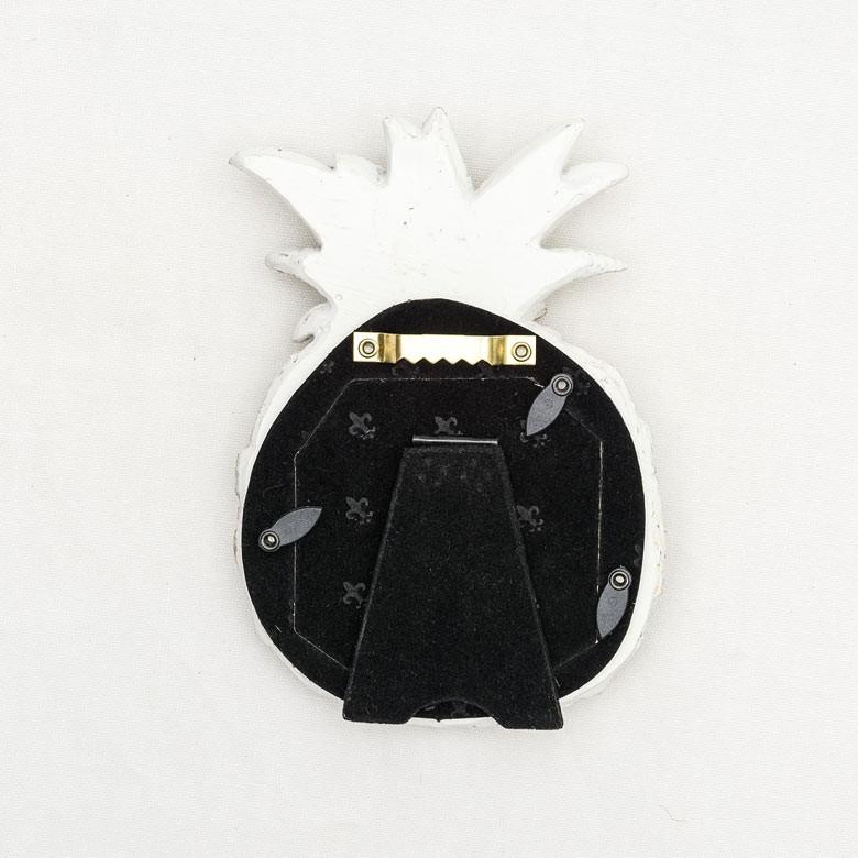 フォトフレーム 写真立て 壁掛け 卓上 おしゃれ かわいい ミニ ミニサイズ パイナップル ナチュラル ブライダル ベビー 65911 | ブランド登録なし | 05