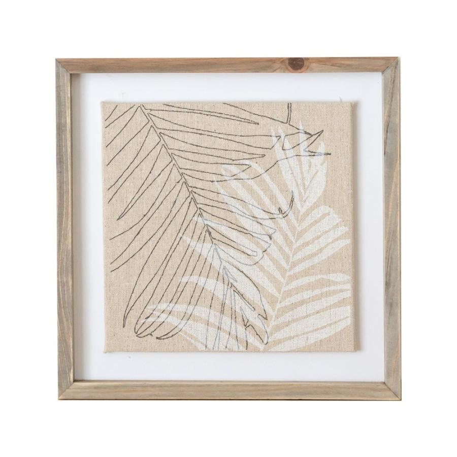 アートパネル リーフパネル ウォールパネル おしゃれ インテリア ナチュラル 西海岸 ハワイ ボタニカル ヤシ パーム ソテツ リネン 麻 デコレーション 66050 | ELEMENTS（インテリア） | 13