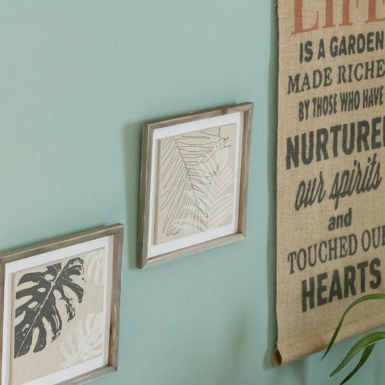 アートパネル リーフパネル ウォールパネル おしゃれ インテリア ナチュラル 西海岸 ハワイ ボタニカル ヤシ パーム ソテツ リネン 麻 デコレーション 66050 | ELEMENTS（インテリア） | 04