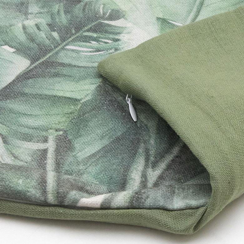 メール便対応 クッション カバー バナナ リーフ 柄 洗濯可 洗える ボタニカル おしゃれ  春 夏 秋 冬 秋 冬 トロピカル 西海岸 ハワイアン リゾート 66201 | ブランド登録なし | 11