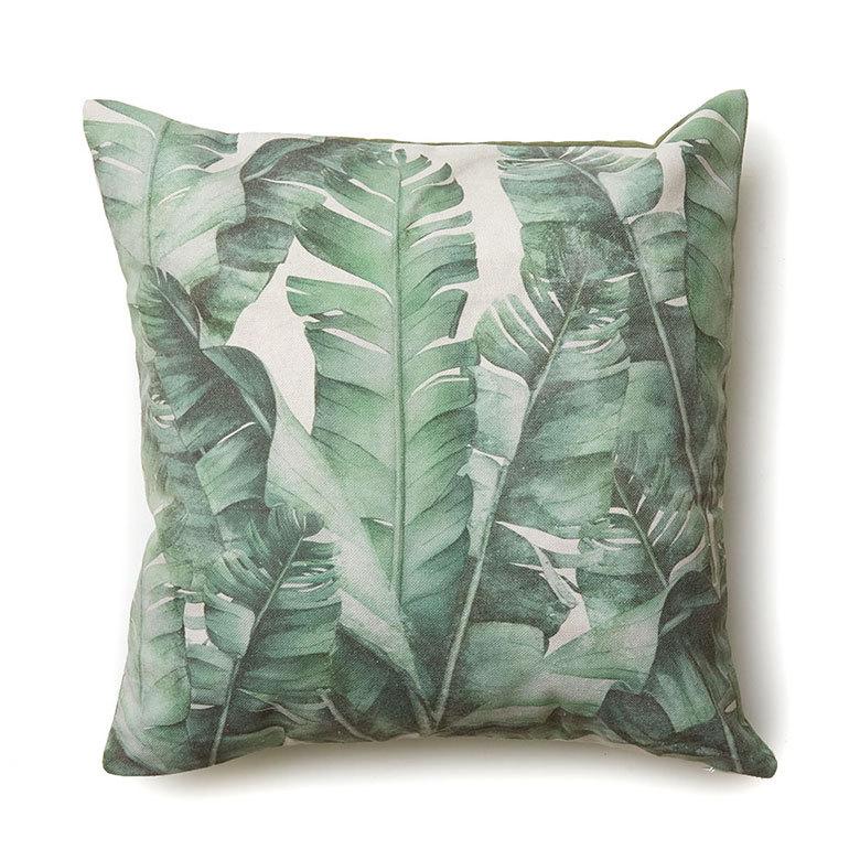 メール便対応 クッション カバー バナナ リーフ 柄 洗濯可 洗える ボタニカル おしゃれ  春 夏 秋 冬 秋 冬 トロピカル 西海岸 ハワイアン リゾート 66201 | ブランド登録なし | 16