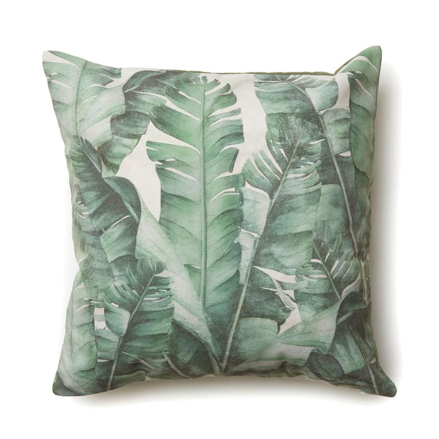 メール便対応 クッション カバー バナナ リーフ 柄 洗濯可 洗える ボタニカル おしゃれ  春 夏 秋 冬 秋 冬 トロピカル 西海岸 ハワイアン リゾート 66201 | ブランド登録なし | 20