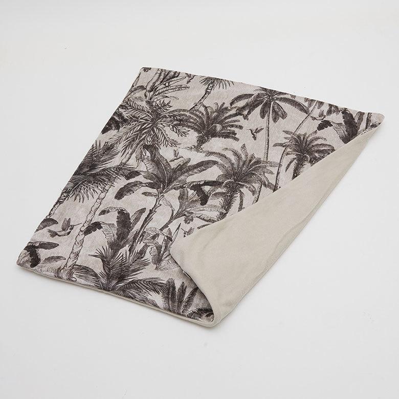 メール便対応 クッションカバー パームツリー柄 45×45cm 正方形 綿混 コットン   腰当て インテリア ファブリック ハワイ 66203 | ブランド登録なし | 19