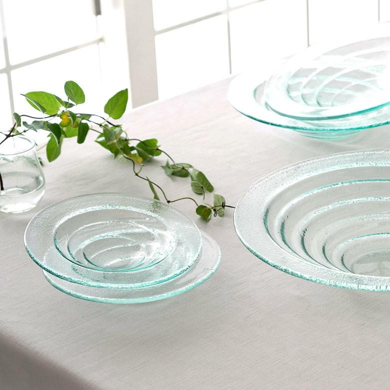 ガラスのプレート バブルタイプ Sサイズ 食器 ガラス 皿 おしゃれ プレート 丸皿 デザート 前菜 トレー デコレーション アジア雑貨 アジアン雑貨 66314 | ブランド登録なし | 12