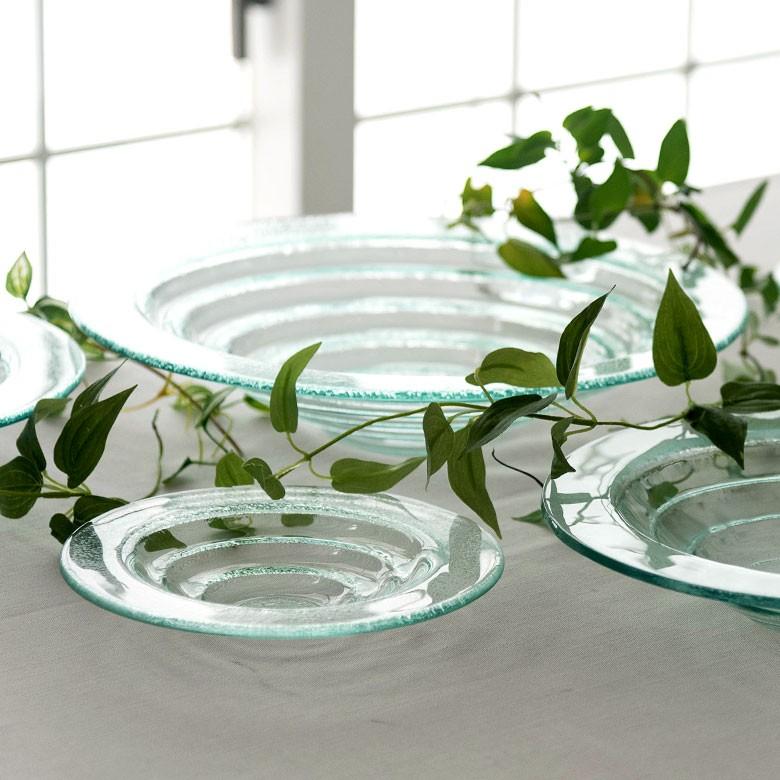 ガラスのプレート バブルタイプ Sサイズ 食器 ガラス 皿 おしゃれ プレート 丸皿 デザート 前菜 トレー デコレーション アジア雑貨 アジアン雑貨 66314 | ブランド登録なし | 14