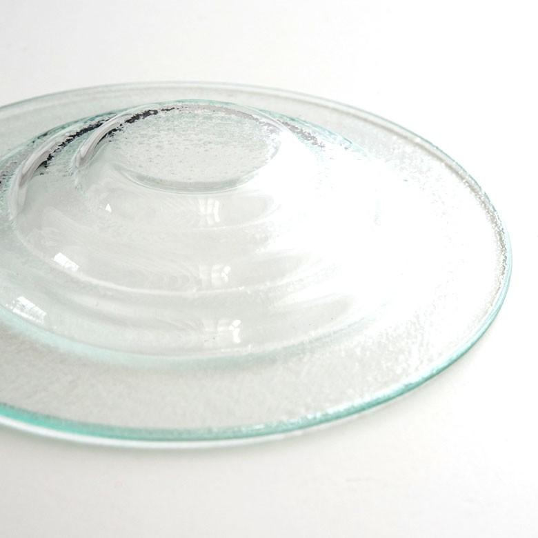 ガラスのプレート バブルタイプ Sサイズ 食器 ガラス 皿 おしゃれ プレート 丸皿 デザート 前菜 トレー デコレーション アジア雑貨 アジアン雑貨 66314 | ブランド登録なし | 04