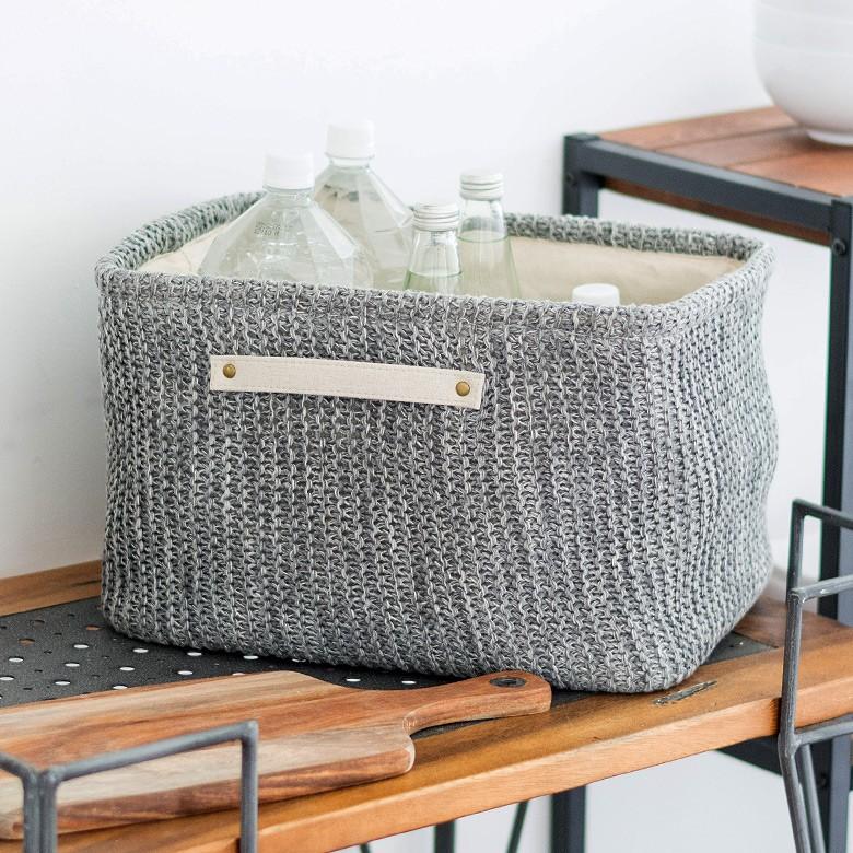 ハンドル付きかごバスケット 7-4005 良質ラタンのハンドル付きバスケット かごのお店ラッセル