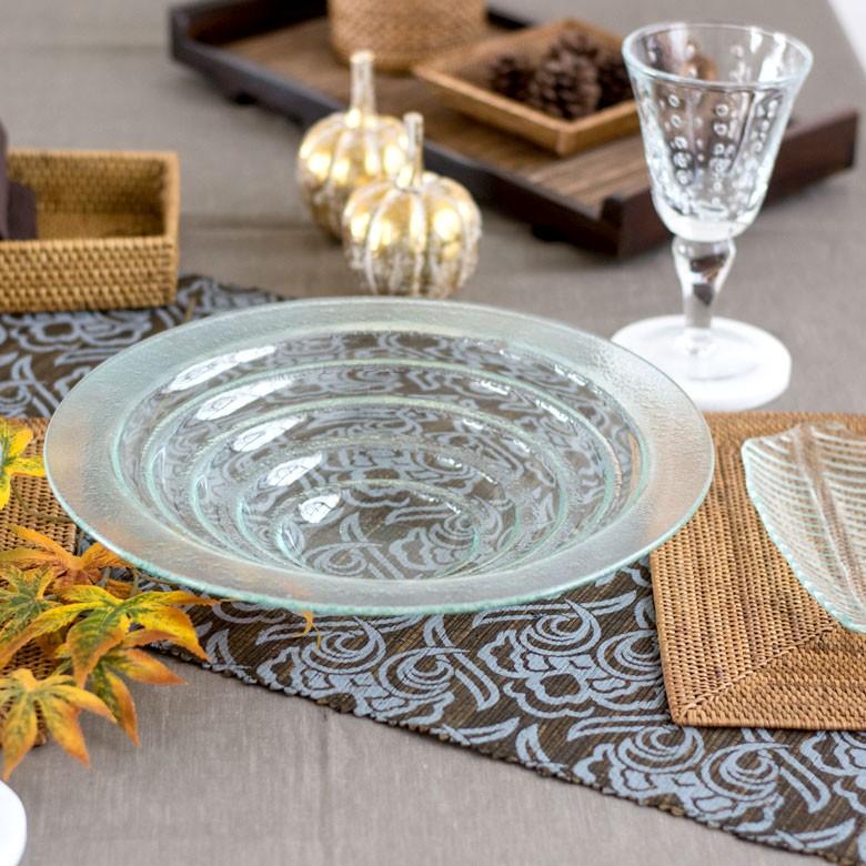 ガラス製　ガラス皿　大皿　丸皿 楽天市場】2個セット グラタン皿 大皿 丸 22cm 25cm 透明 耐熱 ガラス