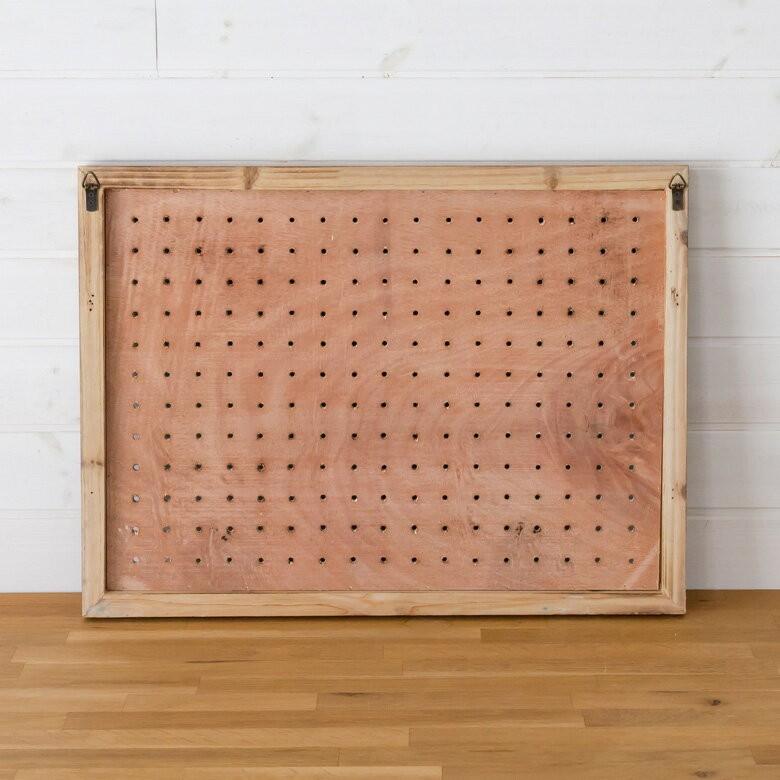 パンチングボードベア イラスト ブルー 壁掛け 有孔ボード ペグボード 約30mm 収納 青 フレーム パネル フック ディスプレイ ウォールデコレーション 66430 | ブランド登録なし | 10