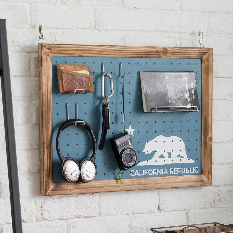 パンチングボード用フックセット フック パーツ 金具 セット 有孔ボード用 ペグボード用 30ピッチ 直径５mm シルバー 銀 マット 収納 DIY 取り付け簡単 66431 | ブランド登録なし | 04