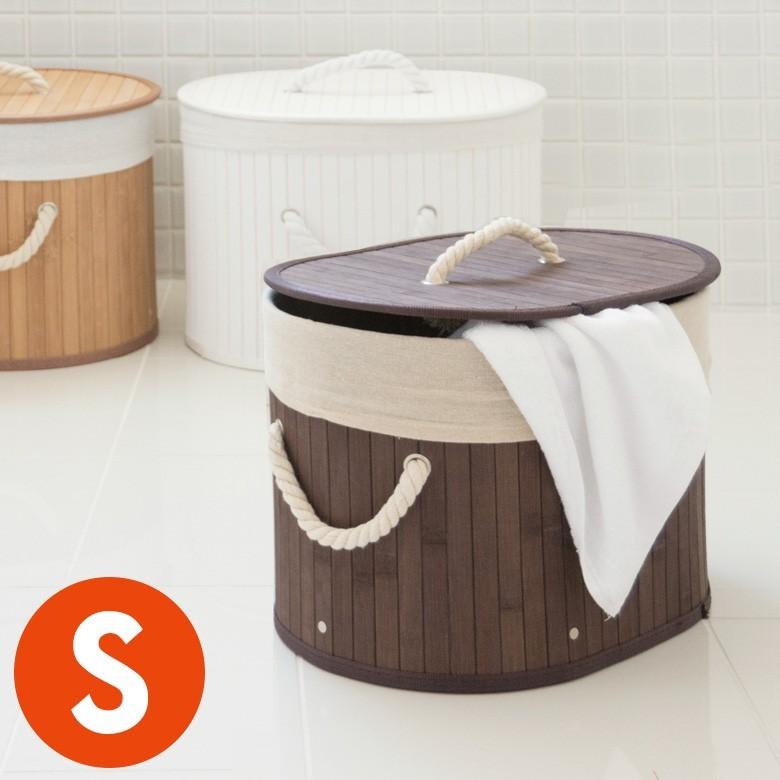 収納ケース おしゃれ バンブーバスケット竹 収納ボックス かご カゴ 竹製 蓋付き 衣装ケース コンパクト ブラウン ナチュラル ホワイト 6644 Elements 通販 Yahoo ショッピング