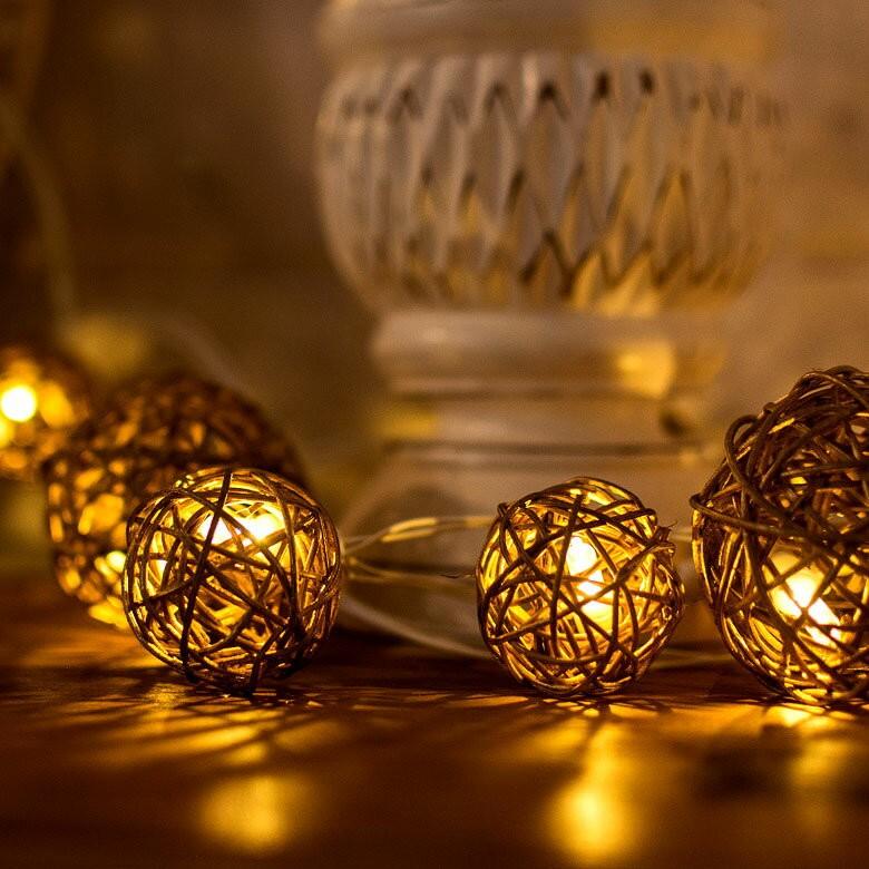 イルミネーション 電池式 LED ストリングライト 3m 30球 ライト 電飾 室内 間接 照明 ディスプレイ インテリア 壁 オーナメント クリスマス 誕生日 器具 66513 | ブランド登録なし | 03