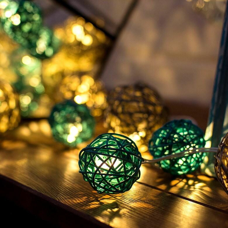 イルミネーション 電池式 LED ストリングライト 3m 30球 ライト 電飾 室内 間接 照明 ディスプレイ インテリア 壁 オーナメント クリスマス 誕生日 器具 66513 | ブランド登録なし | 06