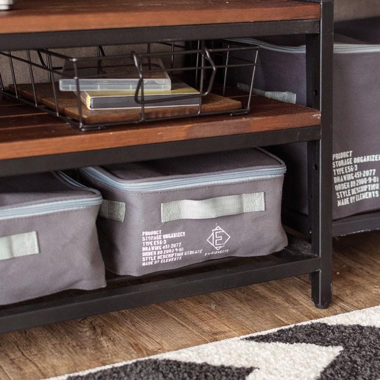 トラベルポーチ 収納ケース 収納ボックス カラーボックス メンズ 収納 布製 整理 蓋つき ふた付 小物 おしゃれ かご インナーボックス ファブリック 66524 | ブランド登録なし | 07