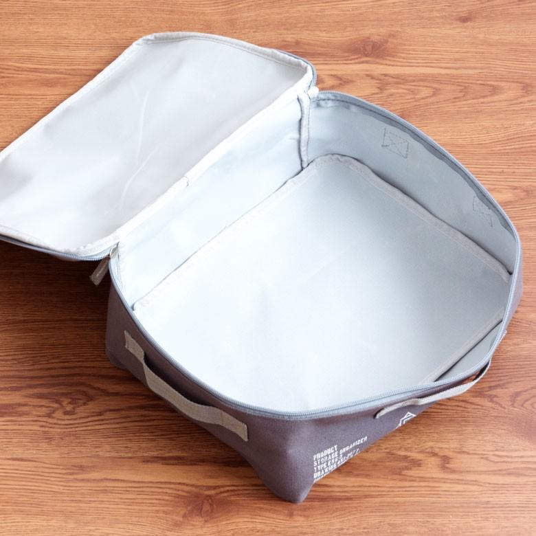 トラベルポーチ 収納 ケース 収納ボックス カラーボックス メンズ 収納 布製 整理 蓋つき ふた付 小物 おしゃれ かご インナーボックス ファブリック 66525 | ブランド登録なし | 11