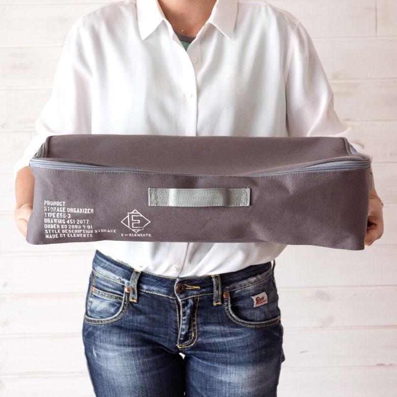 トラベルポーチ 収納 ケース 収納ボックス カラーボックス メンズ 収納 布製 整理 蓋つき ふた付 小物 おしゃれ かご インナーボックス ファブリック 66526 | ブランド登録なし | 02