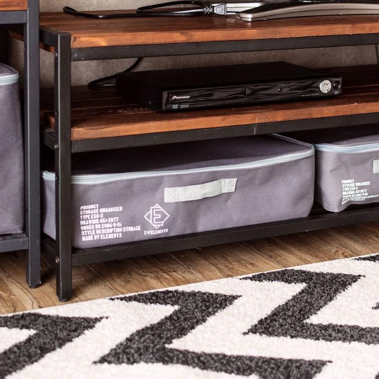 トラベルポーチ 収納 ケース 収納ボックス カラーボックス メンズ 収納 布製 整理 蓋つき ふた付 小物 おしゃれ かご インナーボックス ファブリック 66526 | ブランド登録なし | 06