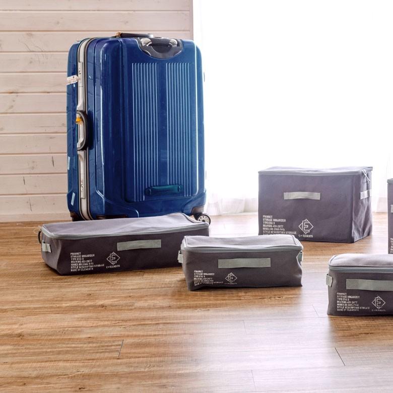 トラベルポーチ 収納 ケース 収納ボックス カラーボックス メンズ 収納 布製 整理 蓋つき ふた付 小物 おしゃれ かご インナーボックス ファブリック 66526 | ブランド登録なし | 07