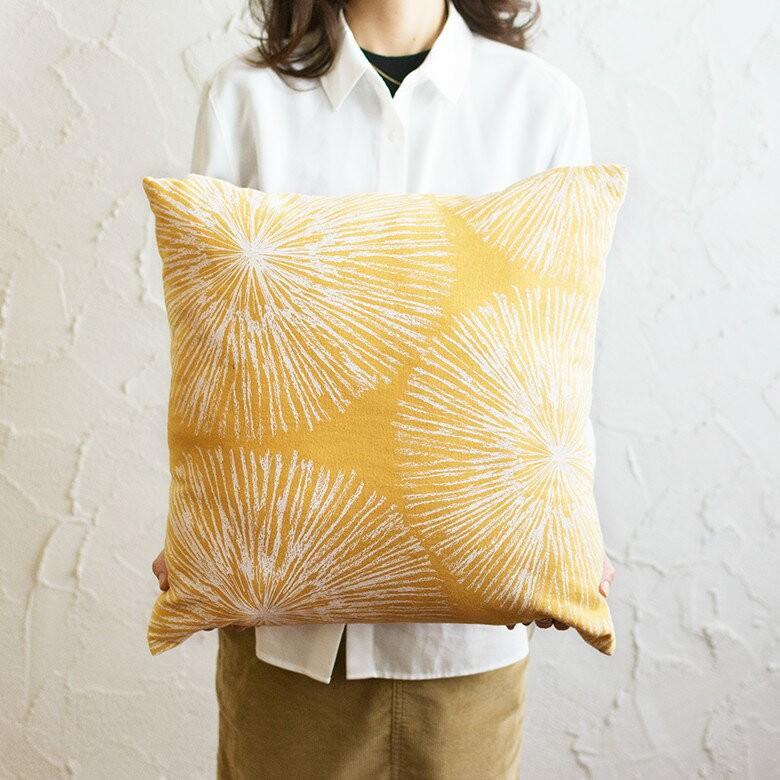 クッションカバー タンポポ 約45×45cm クッション おしゃれ 北欧 マリン リゾート かわいい 正方形 四角 45角 腰あて ピロークッション ファブリック 66554 | ブランド登録なし | 10