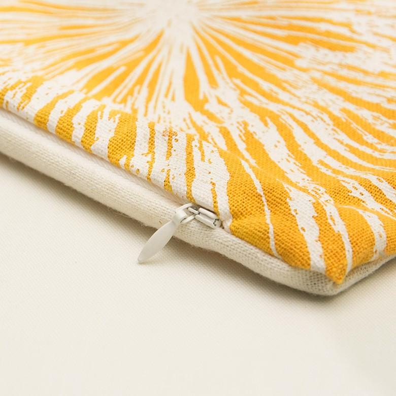 クッションカバー タンポポ 約45×45cm クッション おしゃれ 北欧 マリン リゾート かわいい 正方形 四角 45角 腰あて ピロークッション ファブリック 66554 | ブランド登録なし | 08