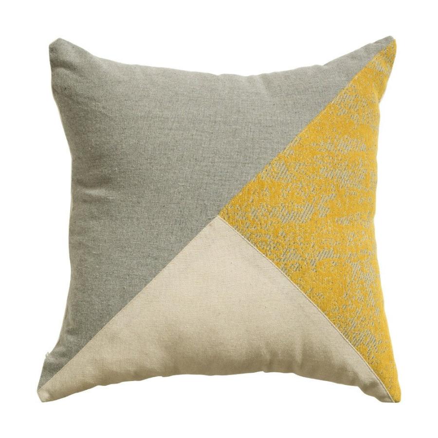 クッションカバー カラーブロック リネン 約45×45cm クッション おしゃれ 北欧 かわいい 正方形 四角 45角 腰あて ピロークッション ファブリック 66556 | ブランド登録なし | 12