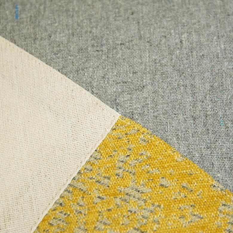 クッションカバー カラーブロック リネン 約45×45cm クッション おしゃれ 北欧 かわいい 正方形 四角 45角 腰あて ピロークッション ファブリック 66556 | ブランド登録なし | 03