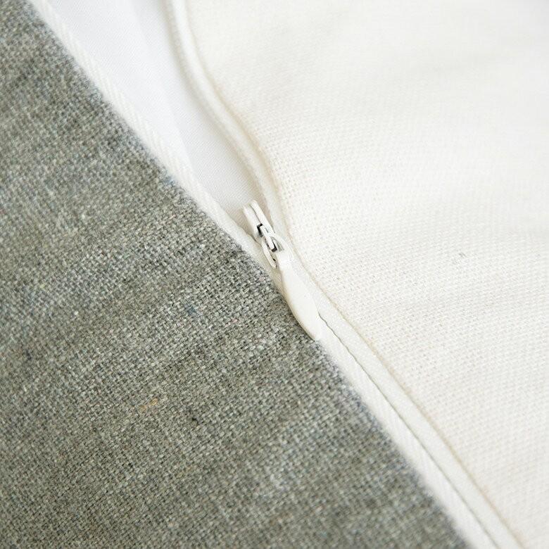 クッションカバー カラーブロック リネン 約45×45cm クッション おしゃれ 北欧 かわいい 正方形 四角 45角 腰あて ピロークッション ファブリック 66556 | ブランド登録なし | 09