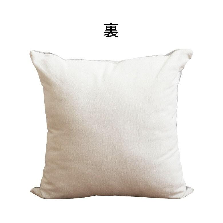 クッションカバー ハンドペイント調 約45×45cm クッション おしゃれ 北欧 リゾート かわいい 正方形 四角 45角 腰あて ピロークッション ファブリック 66564 | ブランド登録なし | 11