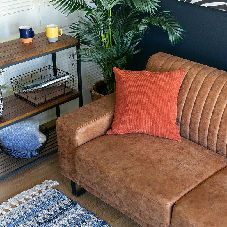 メール便対応 クッション カバー コーデュロイ 洗濯可 洗える シンプル 無地 おしゃれ  春 夏 秋 冬 ナチュラル 北欧 西海岸 ハワイアン リゾート 66570 | ブランド登録なし | 12