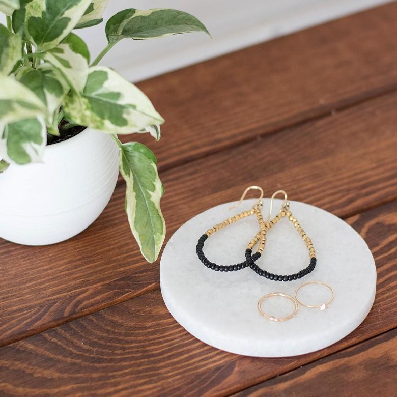 プレースマット コースター ランチョンマット 大理石 おしゃれ アジアン 小さい ラウンド ナチュラル デザートマット キッチン用品 66580-1pc | ELEMENTS（インテリア） | 06