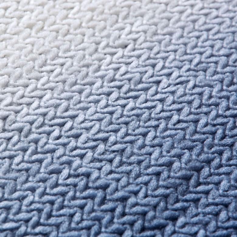 グラデーションブランケット 約100×140cm ブランケット 膝掛け ひざ掛け 毛布 大判 フリンジ おしゃれ 冬 肩掛 ふんわり ポンチョ 66612 | ブランド登録なし | 01