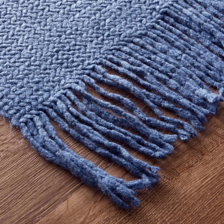 グラデーションブランケット 約100×140cm ブランケット 膝掛け ひざ掛け 毛布 大判 フリンジ おしゃれ 冬 肩掛 ふんわり ポンチョ 66612 | ブランド登録なし | 09