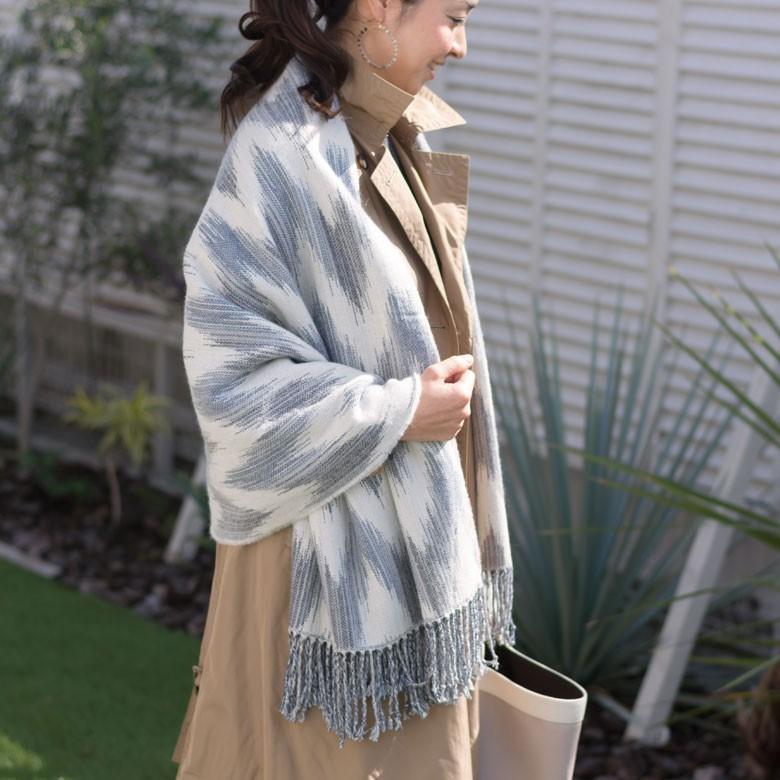 シェブロン柄ニットブランケット 約130×150cm ブランケット ひざ掛け 大判 ひざかけ 膝掛け ニット ジャガード お 66614 | ブランド登録なし | 11