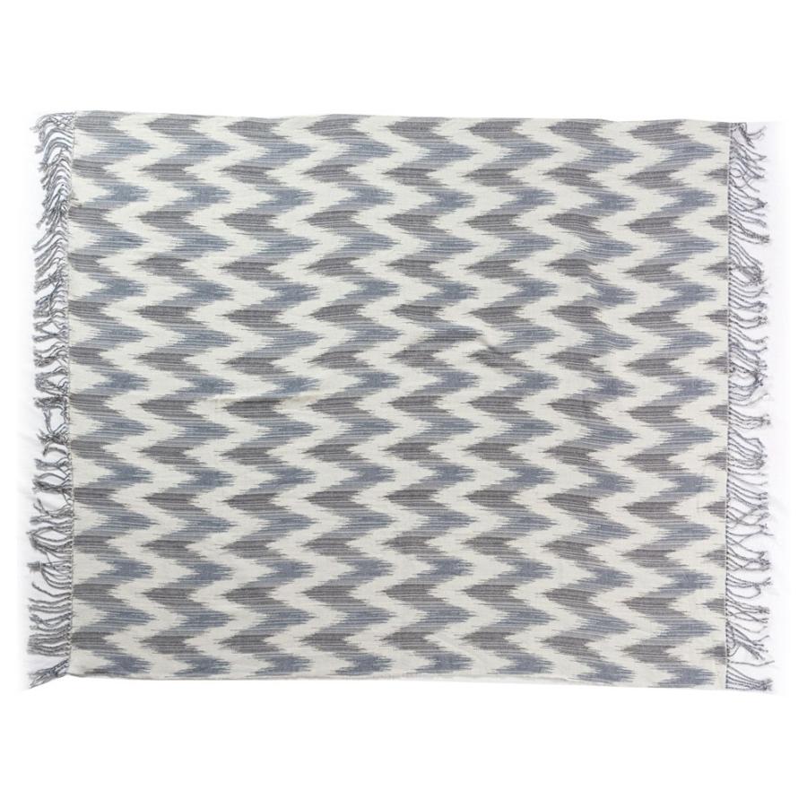 シェブロン柄ニットブランケット 約130×150cm ブランケット ひざ掛け 大判 ひざかけ 膝掛け ニット ジャガード お 66614 | ブランド登録なし | 17