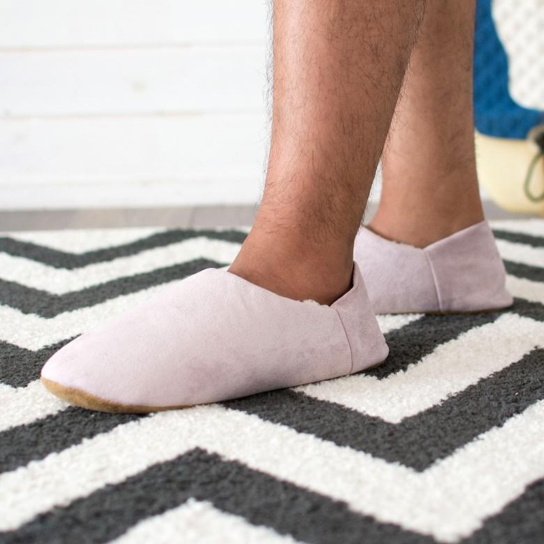 スリッパ ルームシューズ ボア 室内履き ムートン ブルー ベージュ ブラウン ピンク 無地 レディース メンズ シンプル おしゃれ かわいい 66627 | ELEMENTS（インテリア） | 08