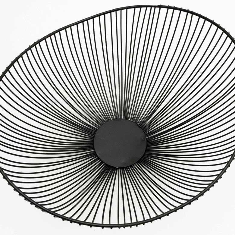 バスケット ワイヤーバスケット かご ラウンド型 スチール ワイヤー ボール 楕円形 フラワーバスケット フルーツバスケット 籠 小物入れ 収納 ボックス 66643 | ELEMENTS（インテリア） | 02