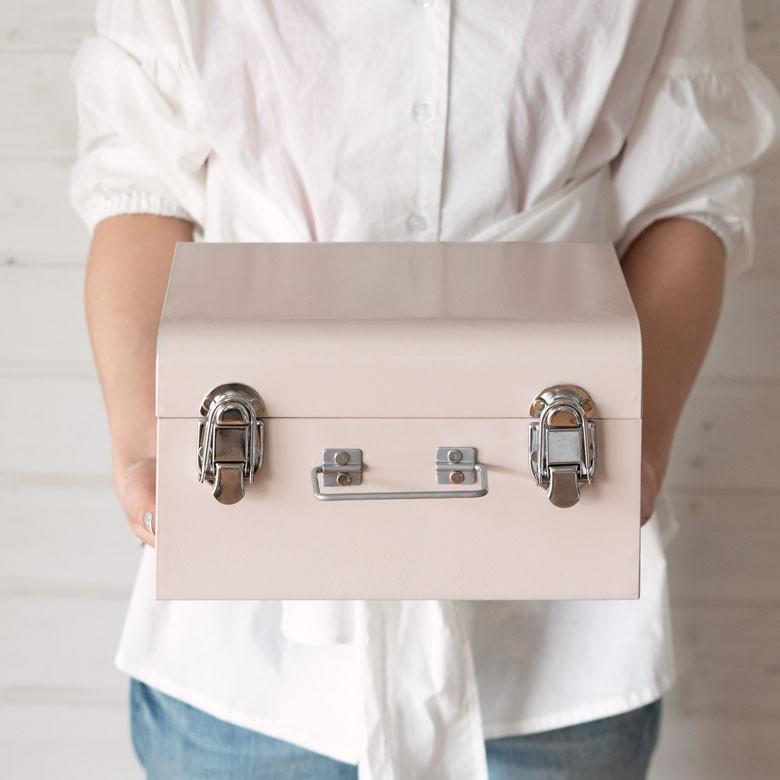 収納ケース ボックス フタ付 メタルボックス 薬箱 取っ手付 ストレージ