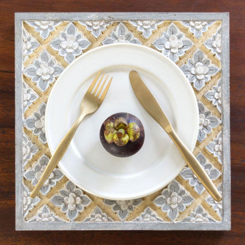 ナイフ テーブルナイフ ディナーナイフ マット ゴールド色 金色 つや消し ステンレス テーブルセッティング ヴェリーノ キッチン用品 結婚祝 食洗機対応 66659 | ELEMENTS（インテリア） | 09