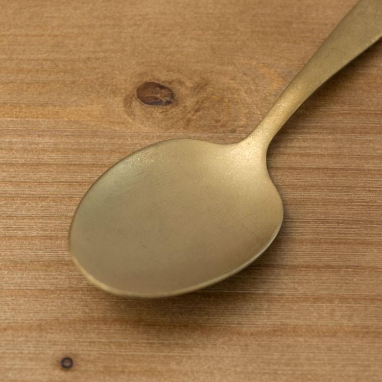 スプーン ディナースプーン マット ゴールド色 金色 つや消し ステンレス テーブルセッティング ヴェリーノ キッチン用品 結婚祝 食洗機対応 66660 | ブランド登録なし | 11