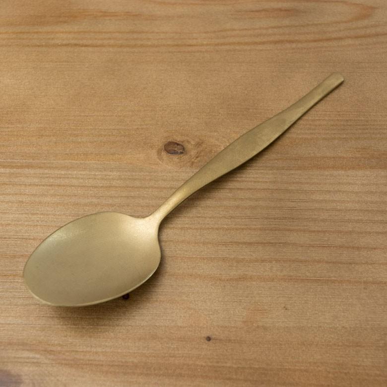 スプーン ディナースプーン マット ゴールド色 金色 つや消し ステンレス テーブルセッティング ヴェリーノ キッチン用品 結婚祝 食洗機対応 66660 | ブランド登録なし | 09