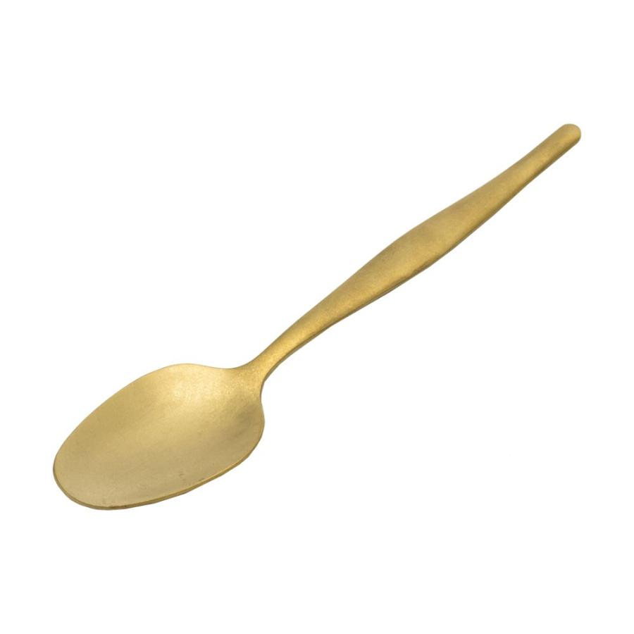スプーン デザートスプーン マット ゴールド色 金色 つや消し ステンレス テーブルセッティング ヴェリーノ キッチン用品 結婚祝 食洗機対応 66662 | ブランド登録なし | 14
