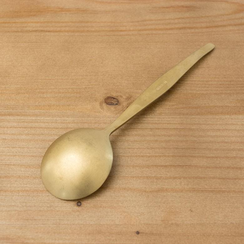 スプーン スープスプーン マット ゴールド色 金色 つや消し ステンレス テーブルセッティング ヴェリーノ キッチン用品 結婚祝 食洗機対応 66664 | ブランド登録なし | 10