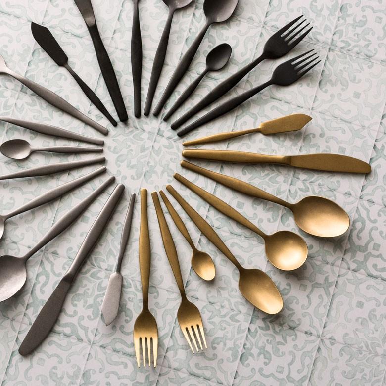 スプーン スープスプーン マット ゴールド色 金色 つや消し ステンレス テーブルセッティング ヴェリーノ キッチン用品 結婚祝 食洗機対応 66664 | ブランド登録なし | 08